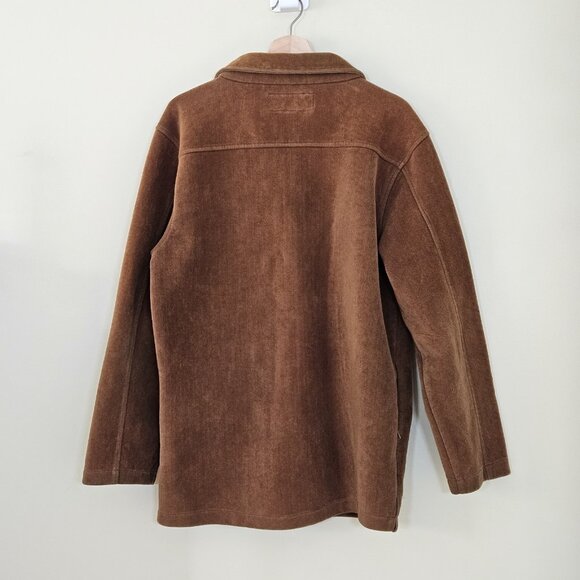 Prana Born From The Experience Jacket Mens XL Beige Corduroy Shacket Zip Outdoor - Picture 2 of 16